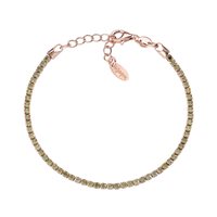 Pulsera Amen Mujer Tennis in Plata Zircone BTRVE16 - BTRVE16